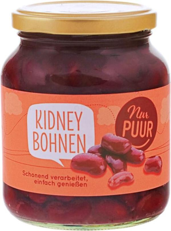 Produktfoto zu Kidney-Bohnen im Glas NurPuur