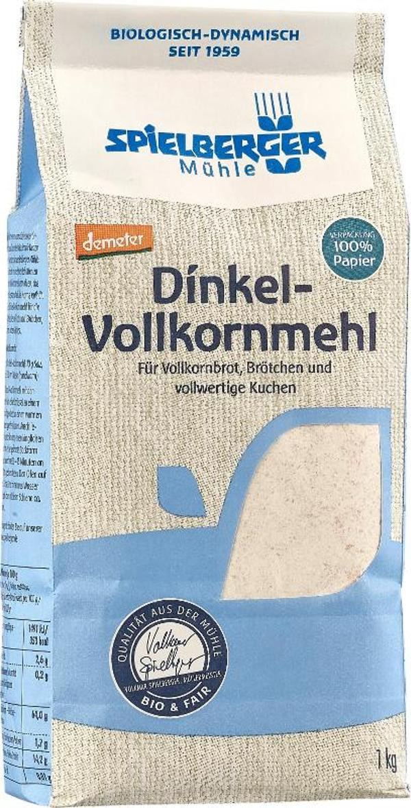 Produktfoto zu Dinkelvollkornmehl Spielberger