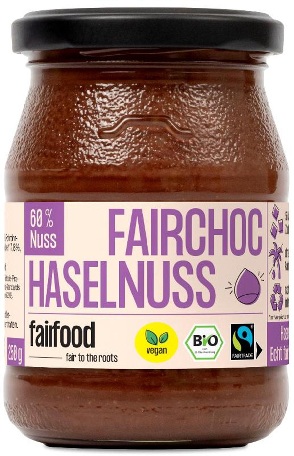 Produktfoto zu Fairchoc Haselnuss Schokocreme