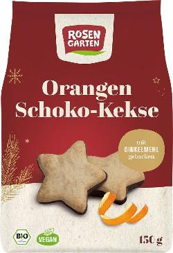 Produktfoto zu Orangen Kekse mit Zartbitterschokoladenboden