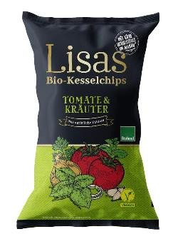 Produktfoto zu Lisas Kesselchips Tomate und Kräuter