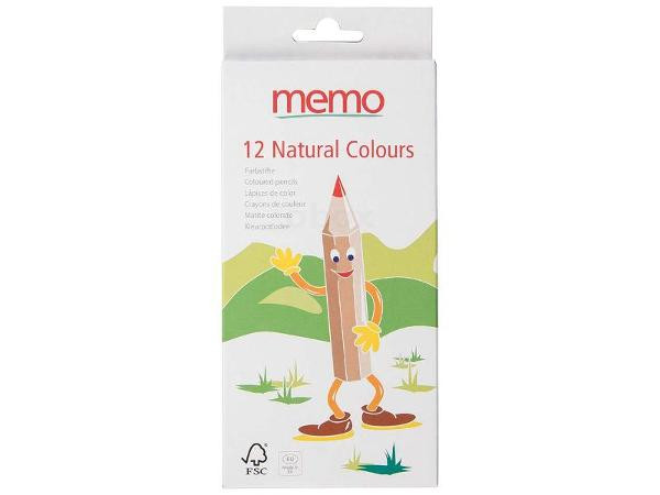 Produktfoto zu MEMO Buntstifte Natural Colour