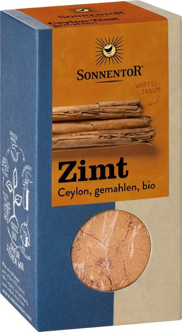 Produktfoto zu Zimt Ceylon gemahlen Sonnentor