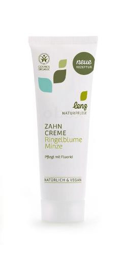 Produktfoto zu Zahncreme Ringelblume Minze - mit Fluorid