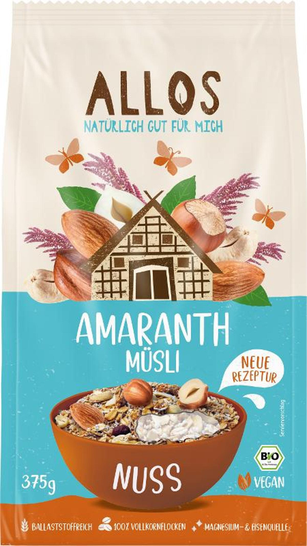 Produktfoto zu Amaranth Nuss Müsli