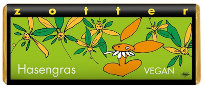 Produktfoto zu Hasengras vegan Schokolade