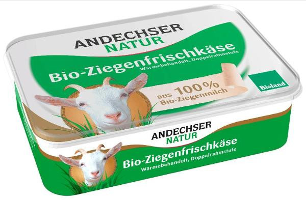 Produktfoto zu Ziegenfrischkäse Andechser