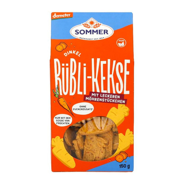 Produktfoto zu Dinkel-Rüblikekse DEMETER
