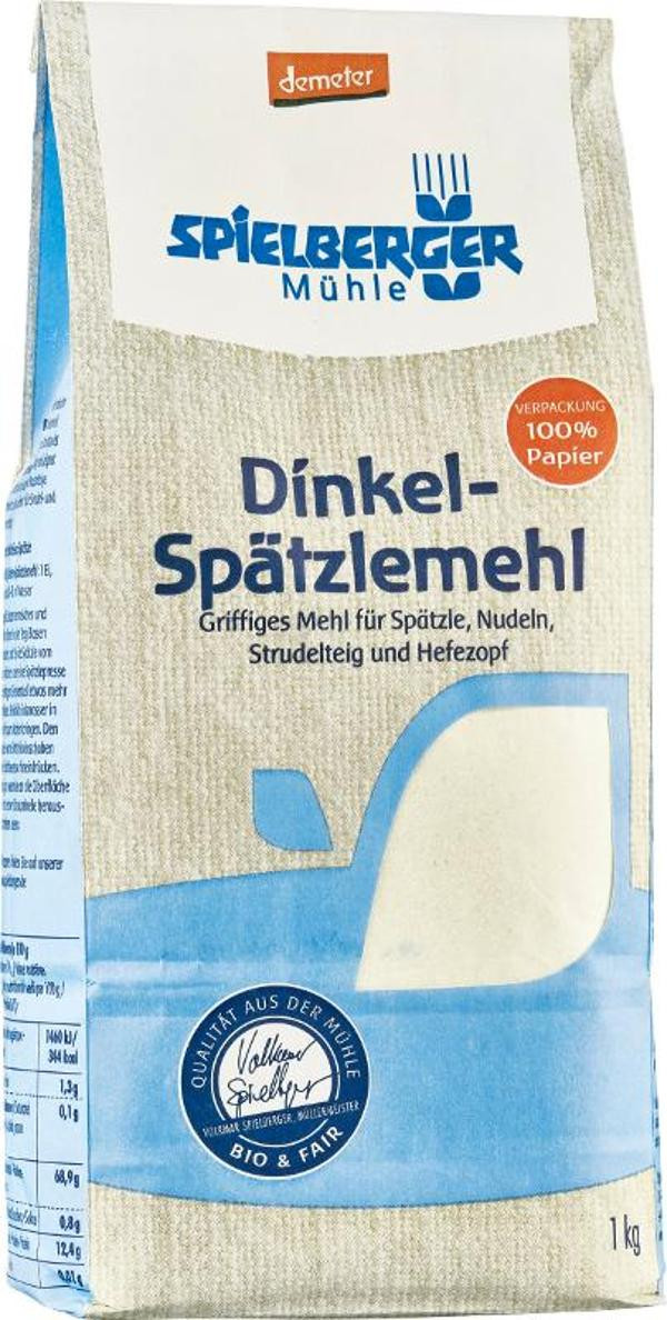 Produktfoto zu Dinkel-Spätzlemehl DEMETER