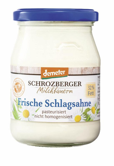 Produktfoto zu Schlagsahne 250ml-Glas   32%