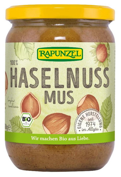 Produktfoto zu Haselnussmus Rapunzel 500g