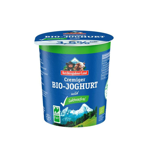 Produktfoto zu Bioghurt natur laktosefrei