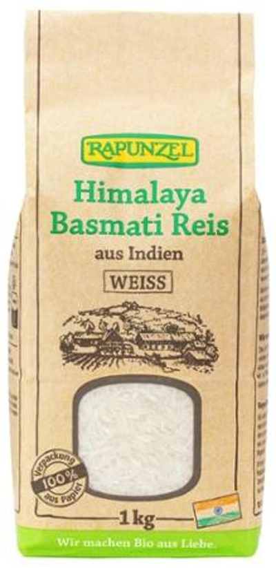 Produktfoto zu Basmati Reis weiß 1kg