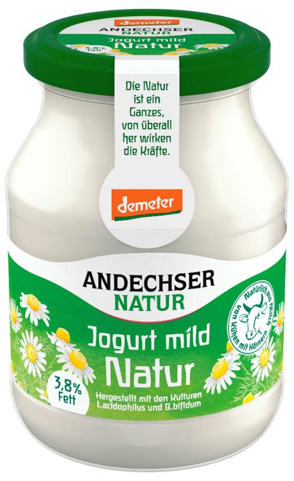 Produktfoto zu Jogurt mild Demeter Andechser