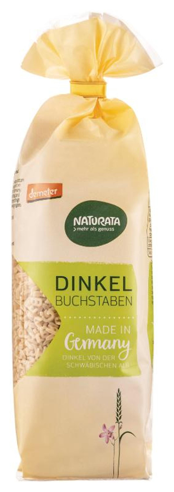 Produktfoto zu Dinkel Buchstaben hell