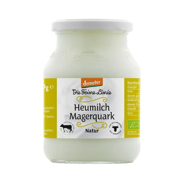 Produktfoto zu Heumilch-Speisequark Magerstufe im Pfandglas