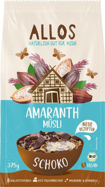 Produktfoto zu Amaranth-Schoko Müsli
