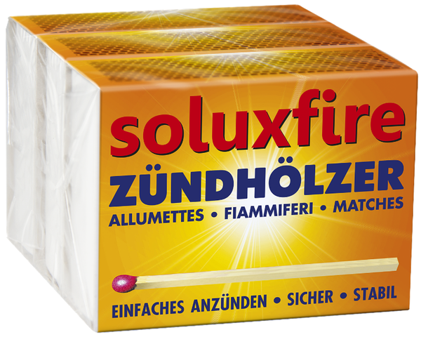Produktfoto zu Zündhölzer FSC 55mm - 3er-Pack