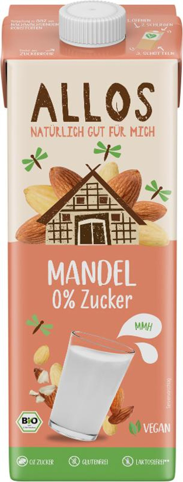 Produktfoto zu Mandel Drink naturell Allos