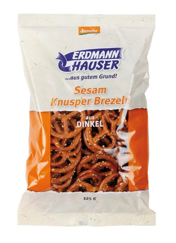 Produktfoto zu Sesam Knusper Brezeln Dinkel