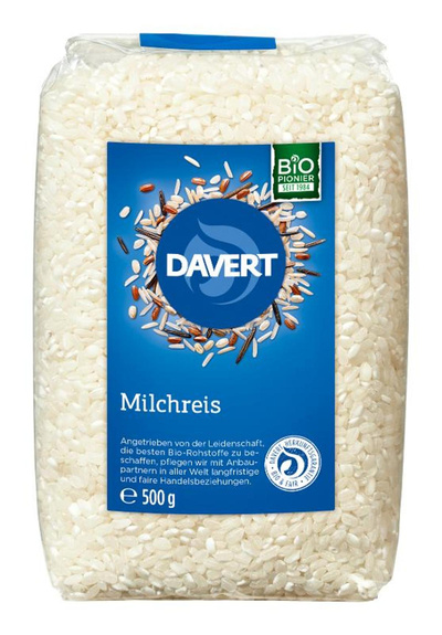 Produktfoto zu Milchreis Davert