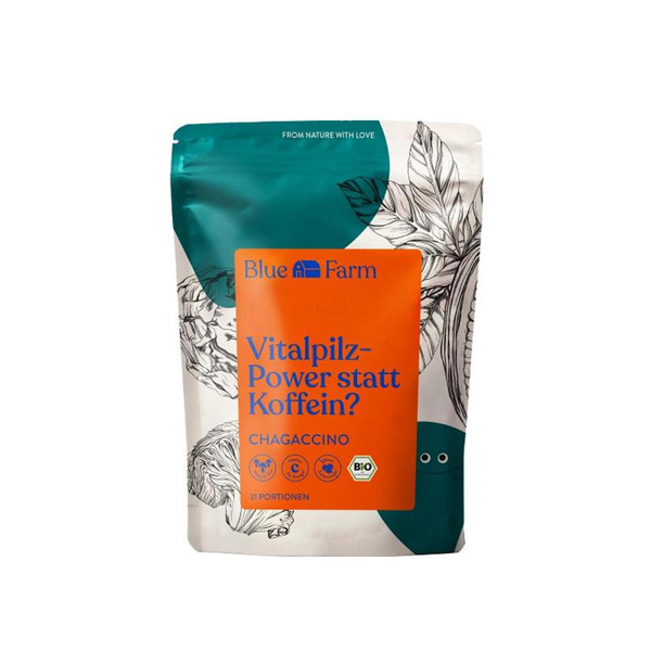 Produktfoto zu Haferpulver Chagaccino mit Vitalpilz Chaga