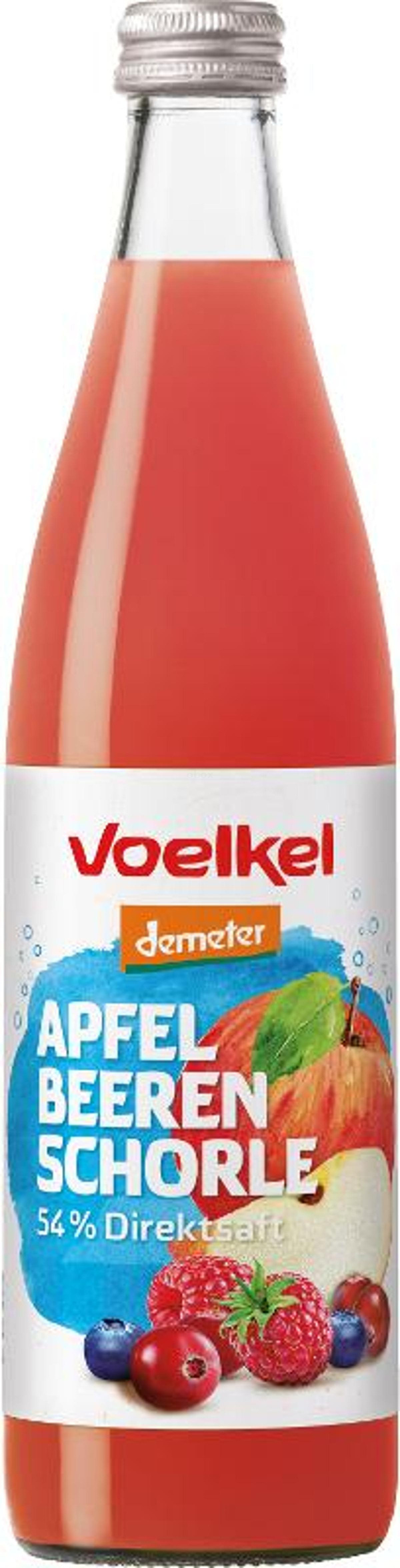 Produktfoto zu Apfel-Waldbeerschorle DEMETER