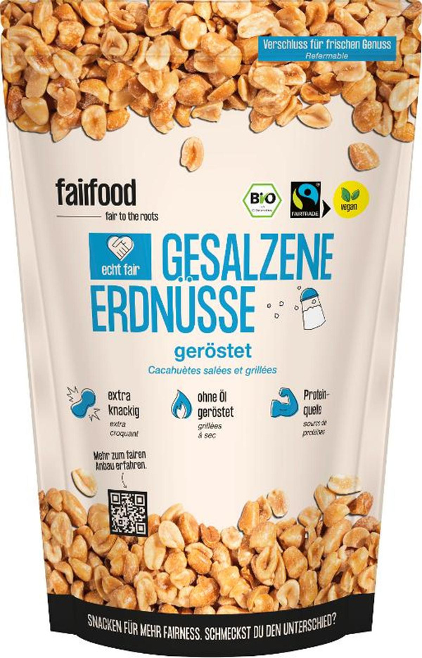 Produktfoto zu Erdnüsse geröstet & gesalzen FairTrade