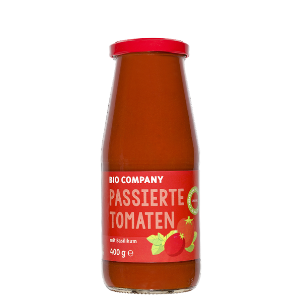 Produktfoto zu Passierte Tomaten m. Basilikum