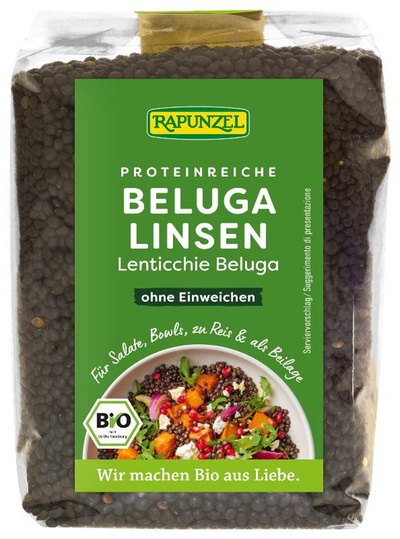 Produktfoto zu Beluga Linsen schwarz, klein
