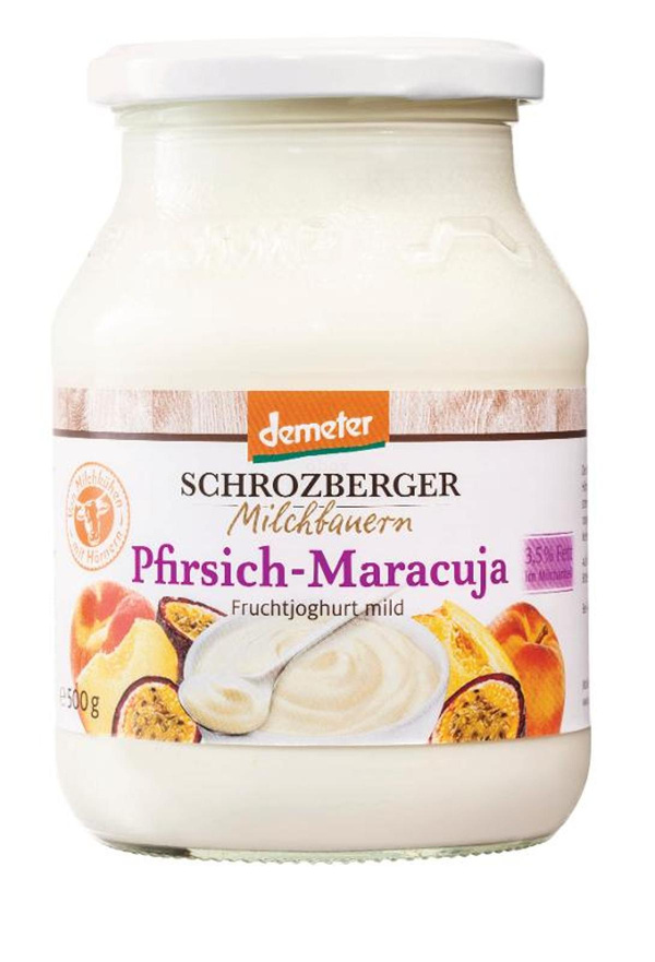 Produktfoto zu Pfirsich_Maracuja Joghurt Glas