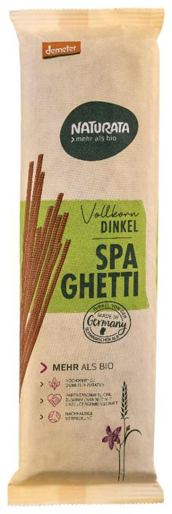 Produktfoto zu Dinkel Spaghetti vollkorn