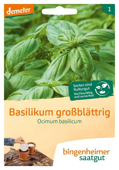 Produktfoto zu Saatgut Basilikum Saatscheibe