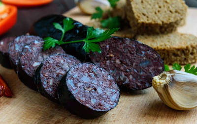 Produktfoto zu Blutwurst im Ring geräuchert