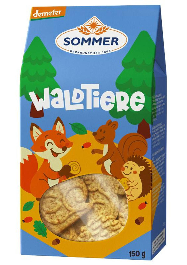 Produktfoto zu Dinkelkeks - Kinder Waldtiere