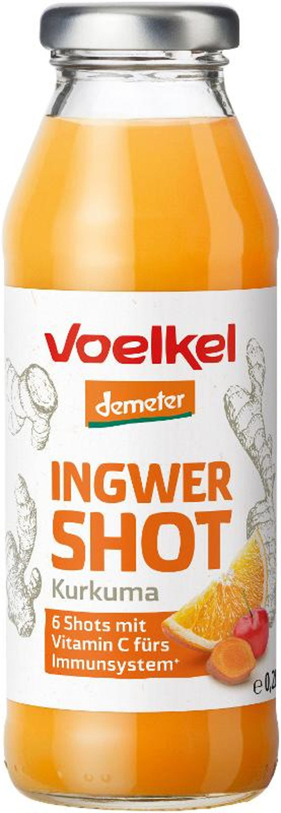 Produktfoto zu Shot Ingwer & Kurkuma  0,28l
