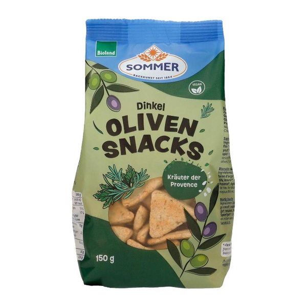 Produktfoto zu Dinkel-Oliven-Snacks Kräuter der Provence