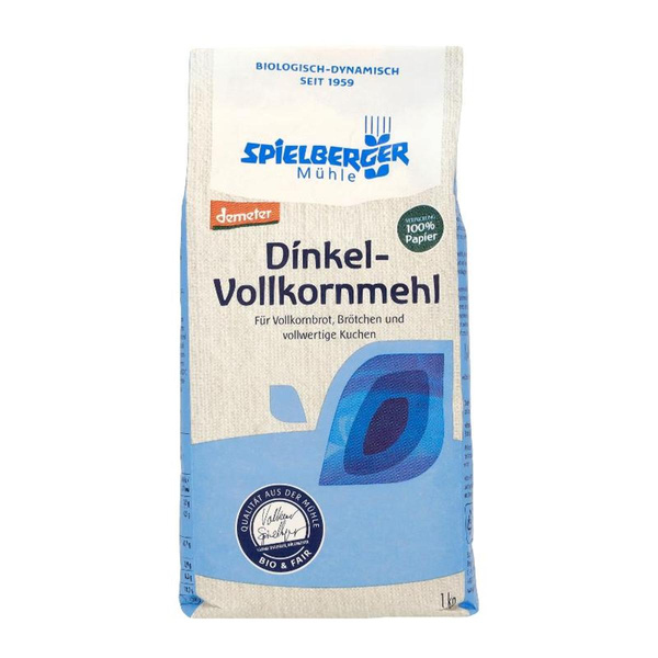 Produktfoto zu Dinkelvollkornmehl Spielberger