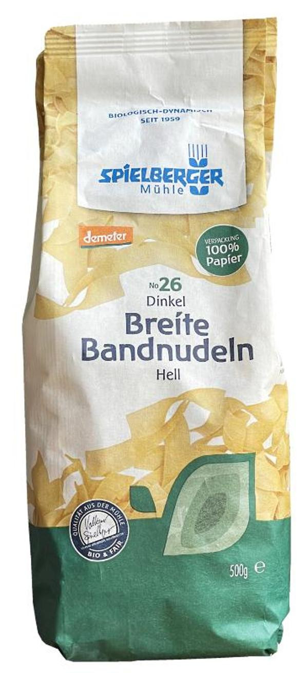 Produktfoto zu Dinkelbandnudeln hell