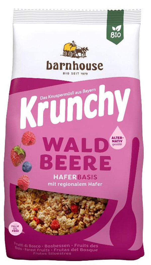 Produktfoto zu Krunchy Waldbeere alternativ gesüßt