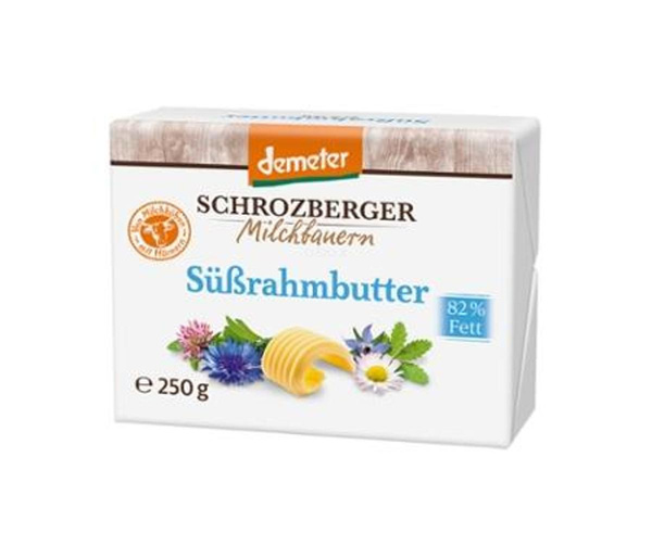 Produktfoto zu Süßrahmbutter, demeter