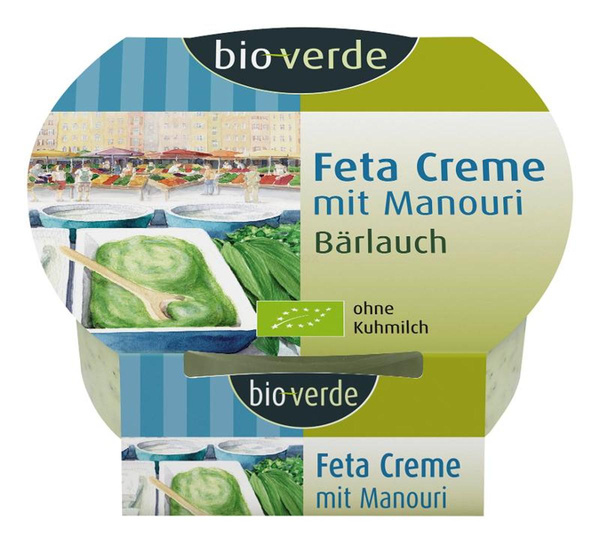 Produktfoto zu Feta-Creme mit Manouri Bärlauch