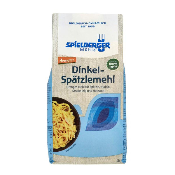 Produktfoto zu Dinkel-Spätzlemehl DEMETER