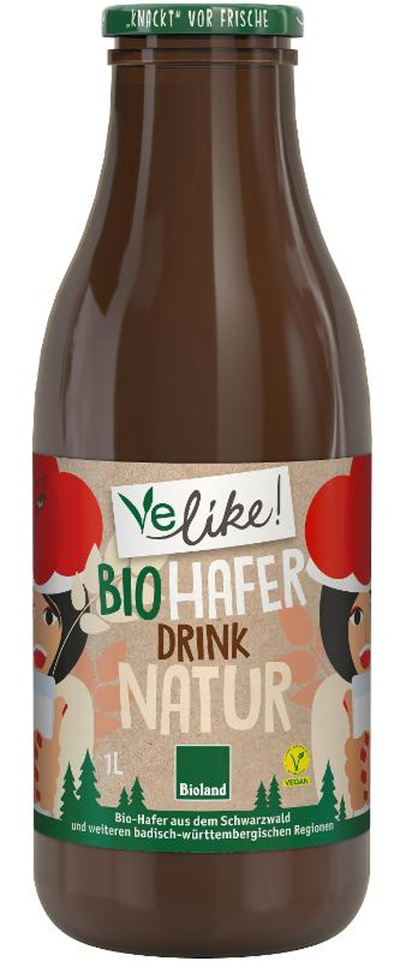Produktfoto zu Haferdrink frisch BIOLAND - Flasche_Kühlprodukt