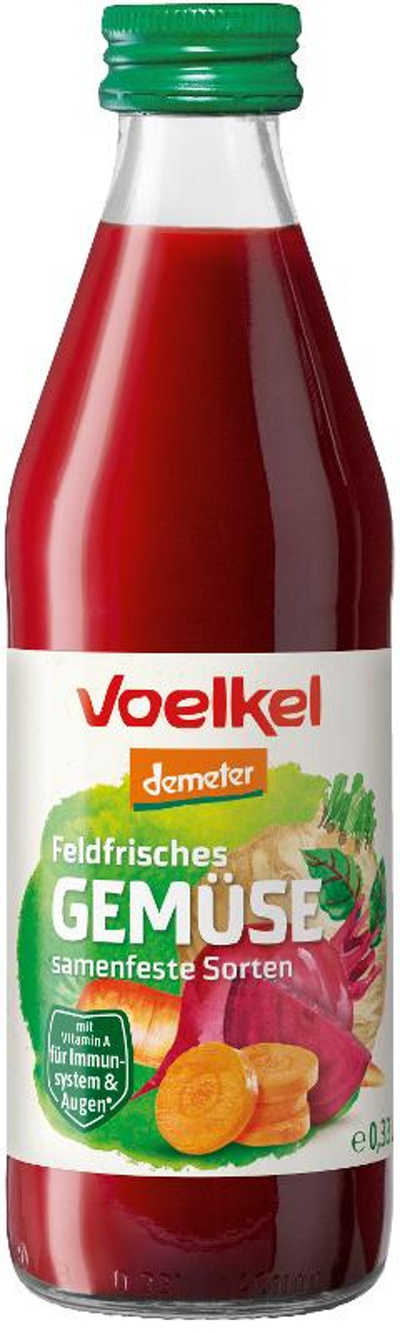 Produktfoto zu Gemüsesaft Feldfrisch DEMETER