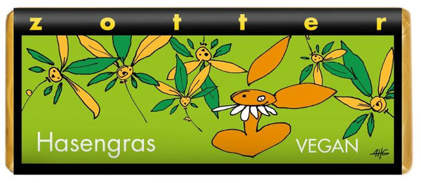 Produktfoto zu Hasengras vegan Schokolade