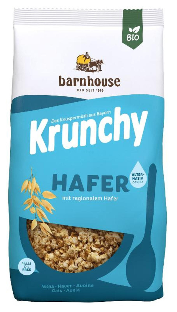 Produktfoto zu Krunchy Hafer 30% weniger Zucker