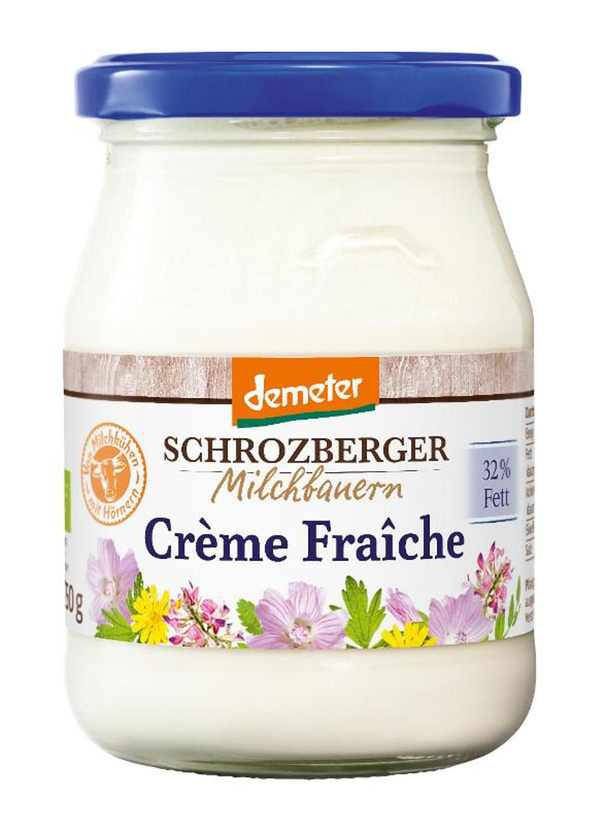 Produktfoto zu Crème fraiche DEMETER Glas