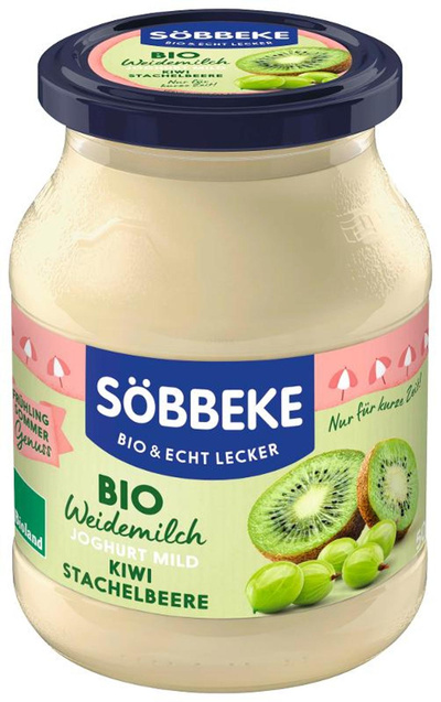 Produktfoto zu Weidemilchjoghurt Sommer Kiwi-Stachelbeere