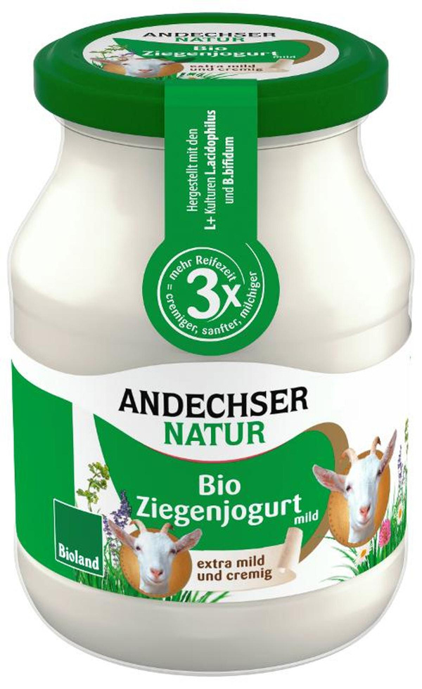 Produktfoto zu Ziegenjogurt mild  bioland 3,5